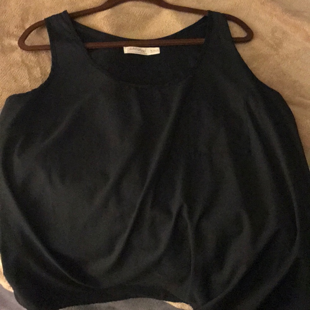 Black tank top